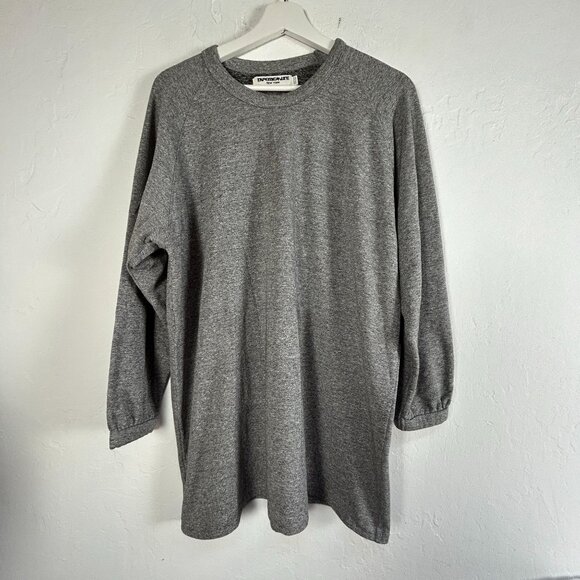 Tapemeasure New York Womens Gray Long Sleeve Tunic Top One Size Pullover Casual - Picture 1 of 7